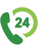 24/7 Support Icon